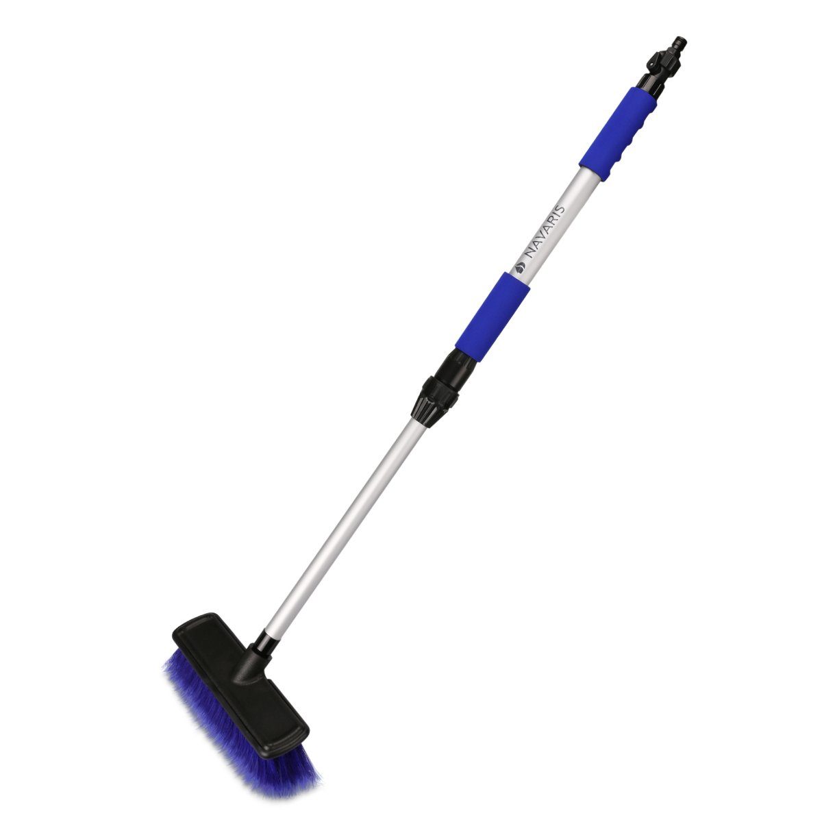 Autowaschbürste Teleskop Waschbürste mit Wasserdurchlauf - 65 bis 100cm