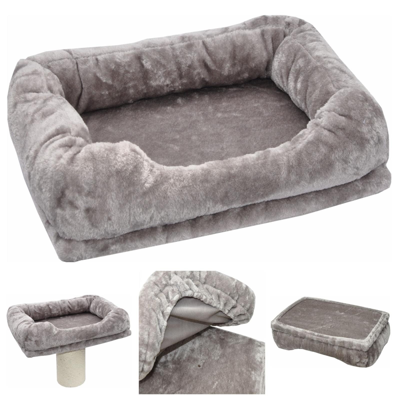 nanook Ersatz-Kratzbaumstamm Liegemulde grau 53 x 40 cm