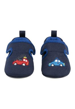 Sterntaler® Babykrabbelschuh Krabbelschuh (1-tlg., Hausschuhe mit süßen Stickmotiven, Babyschuhe weich) Krabbelschuhe Baby mit Klettverschluss und Anti-Rutsch-Sohle