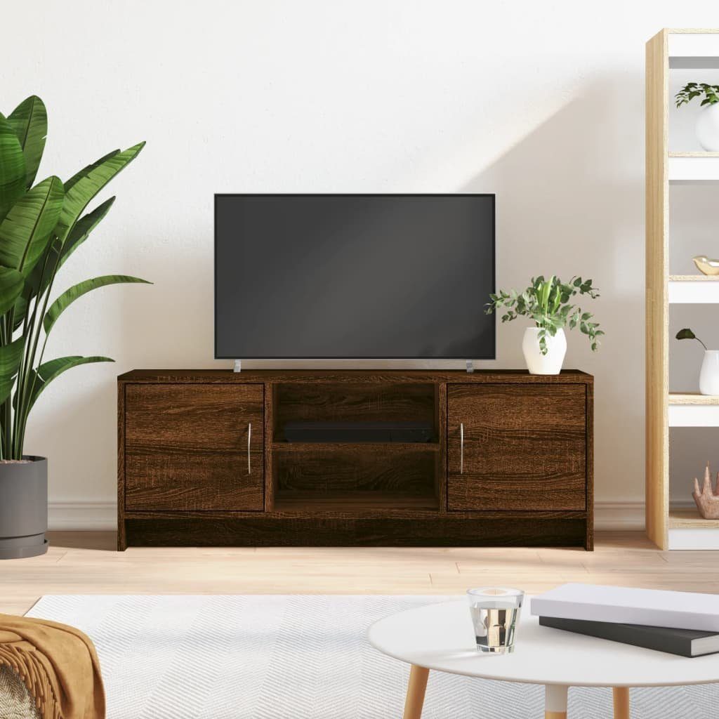 cm Eichen-Optik TV-Schrank 102x30x37,5 Braun furnicato Holzwerkstoff