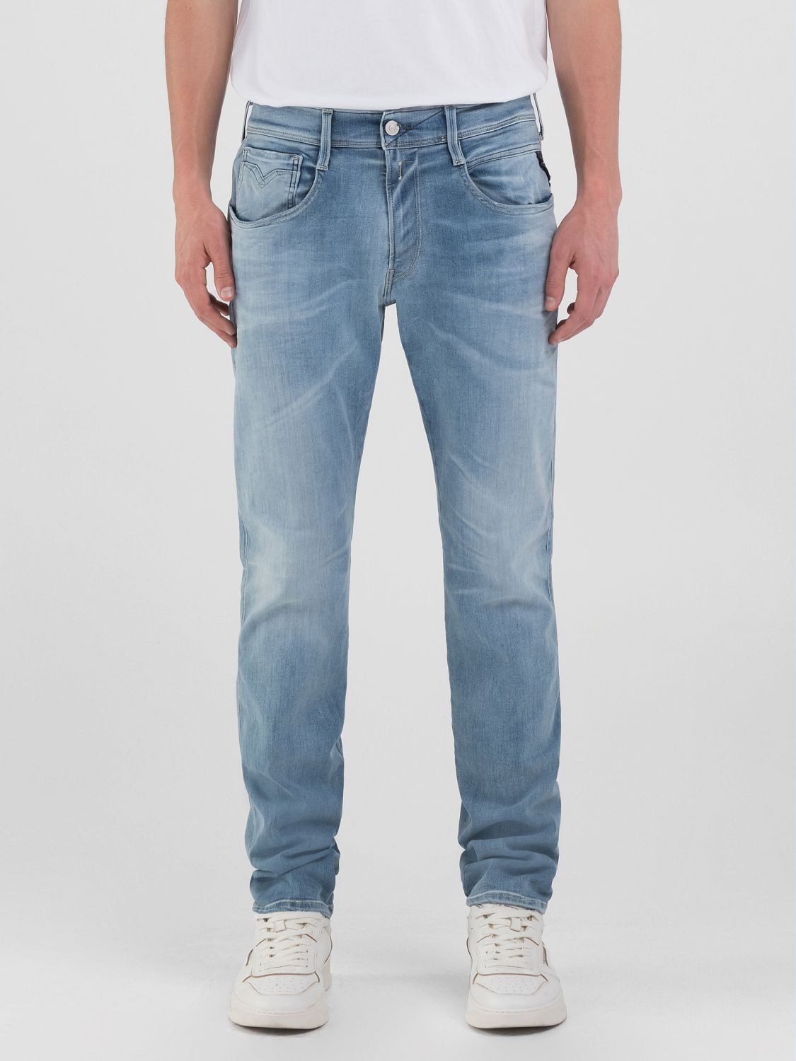 Replay Slim-fit-Jeans ANBASS HYPERFLEX BIO mit günstig online kaufen