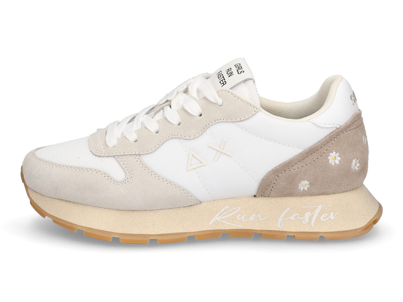 SUN 68 Sun68 Damen Sneaker Ally Vintage weiß taupe Sneaker günstig online kaufen