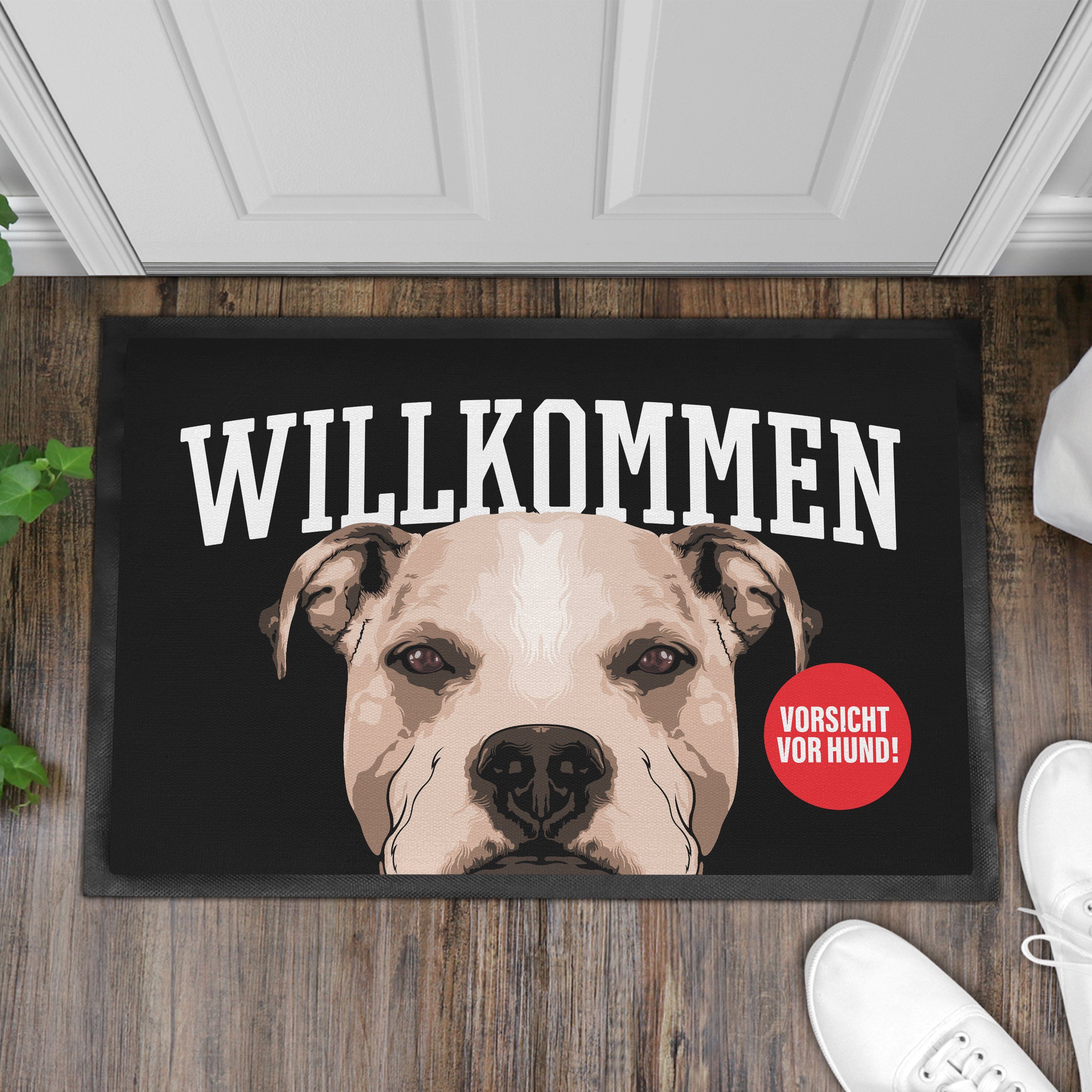 Trendation Fußmatte Willkommen Fußmatte Grafik Schmutzfangmatte günstig online kaufen