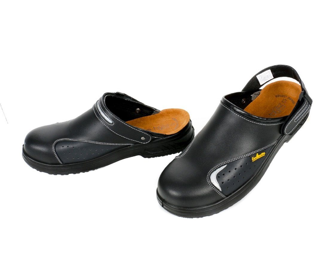 EuroRoutier Sicherheitsschuh Sicherheitsschuh (Obermaterial und Einlegesohle Leder, reflektierende Bänder) Arbeitsschuhe