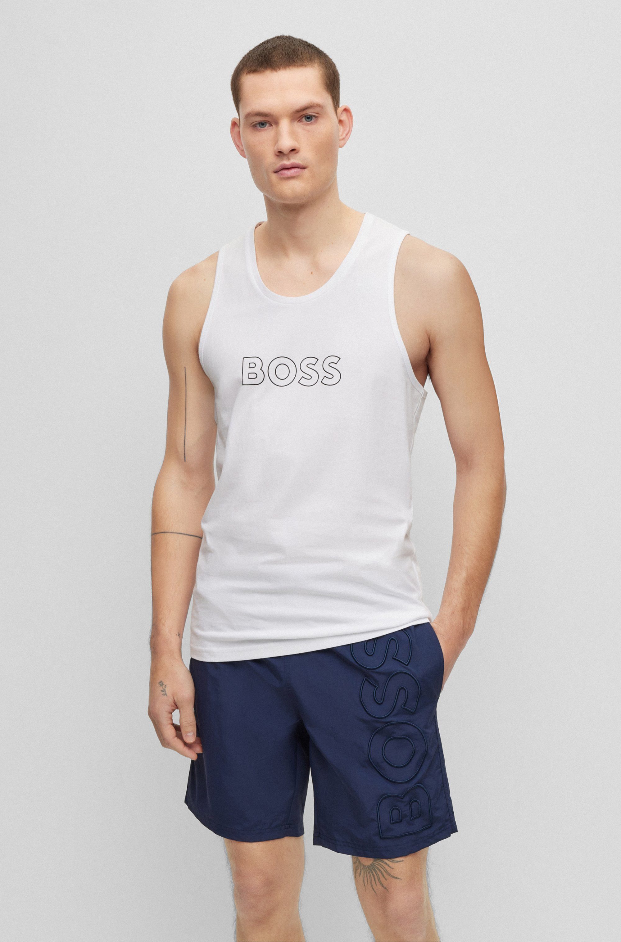 BOSS T-Shirt Beach Tank Top mit UV Schutz (SPF 50)