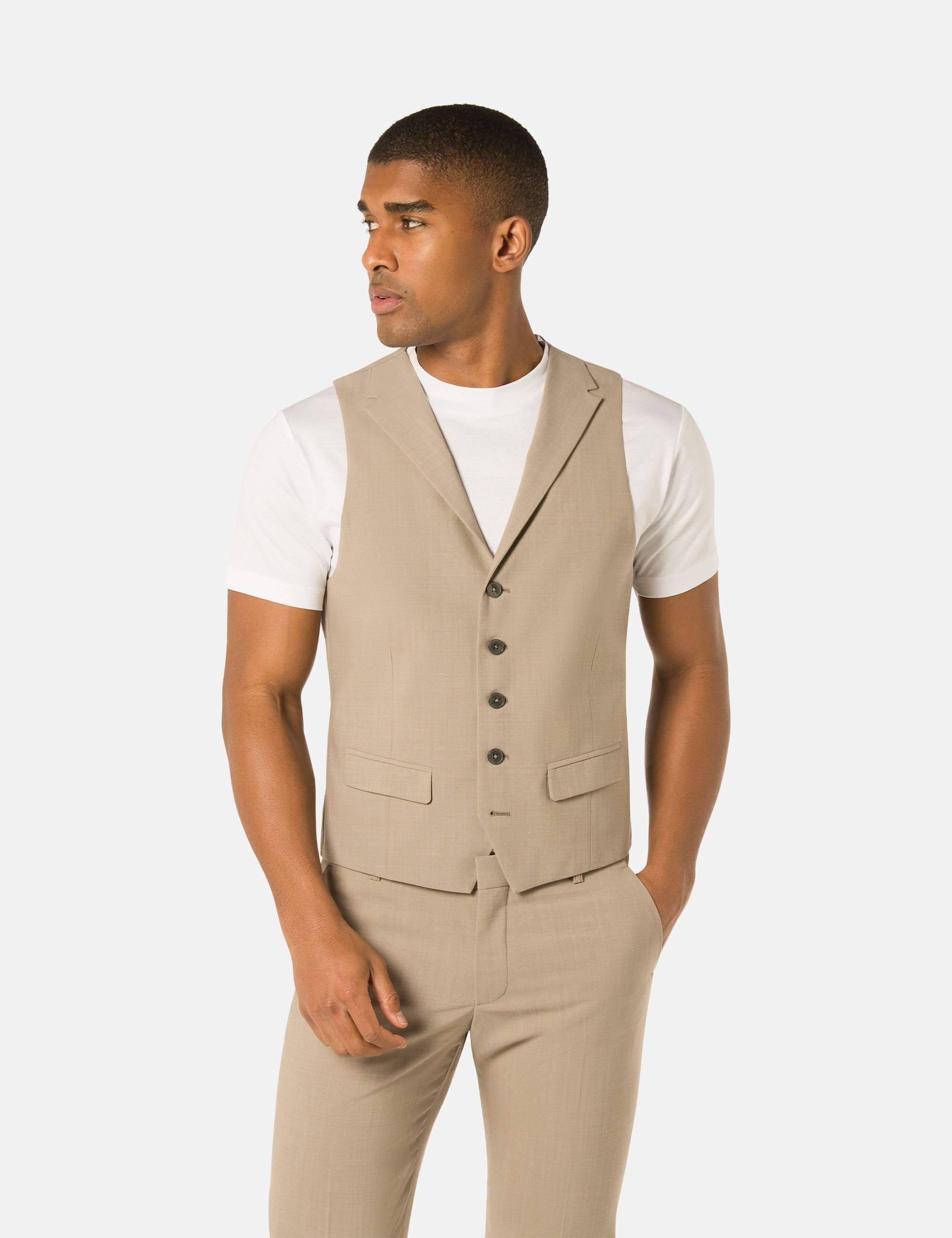 BENVENUTO. Anzugweste SALVINO (1-tlg) im Slim-Fit günstig online kaufen