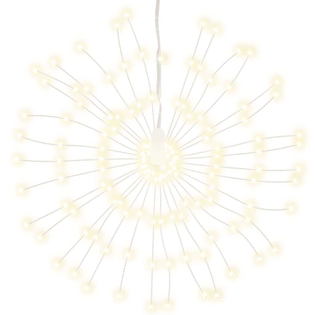 LED Dekolicht Weihnachtsbeleuchtung Feuerwerk 140 LEDs Warmweiß 17 cm