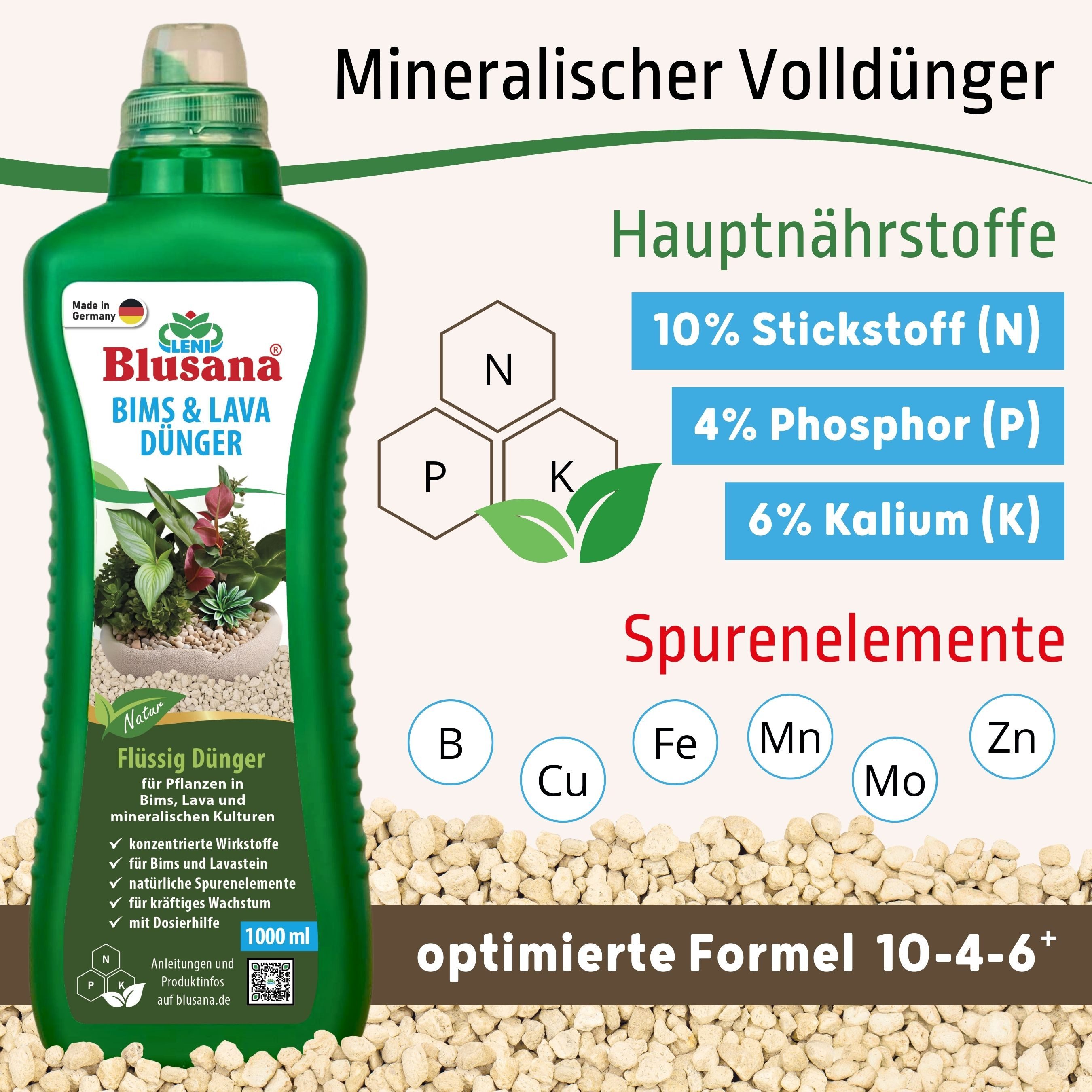 Blusana Pflanzendünger Bims & Lava Dünger günstig online kaufen