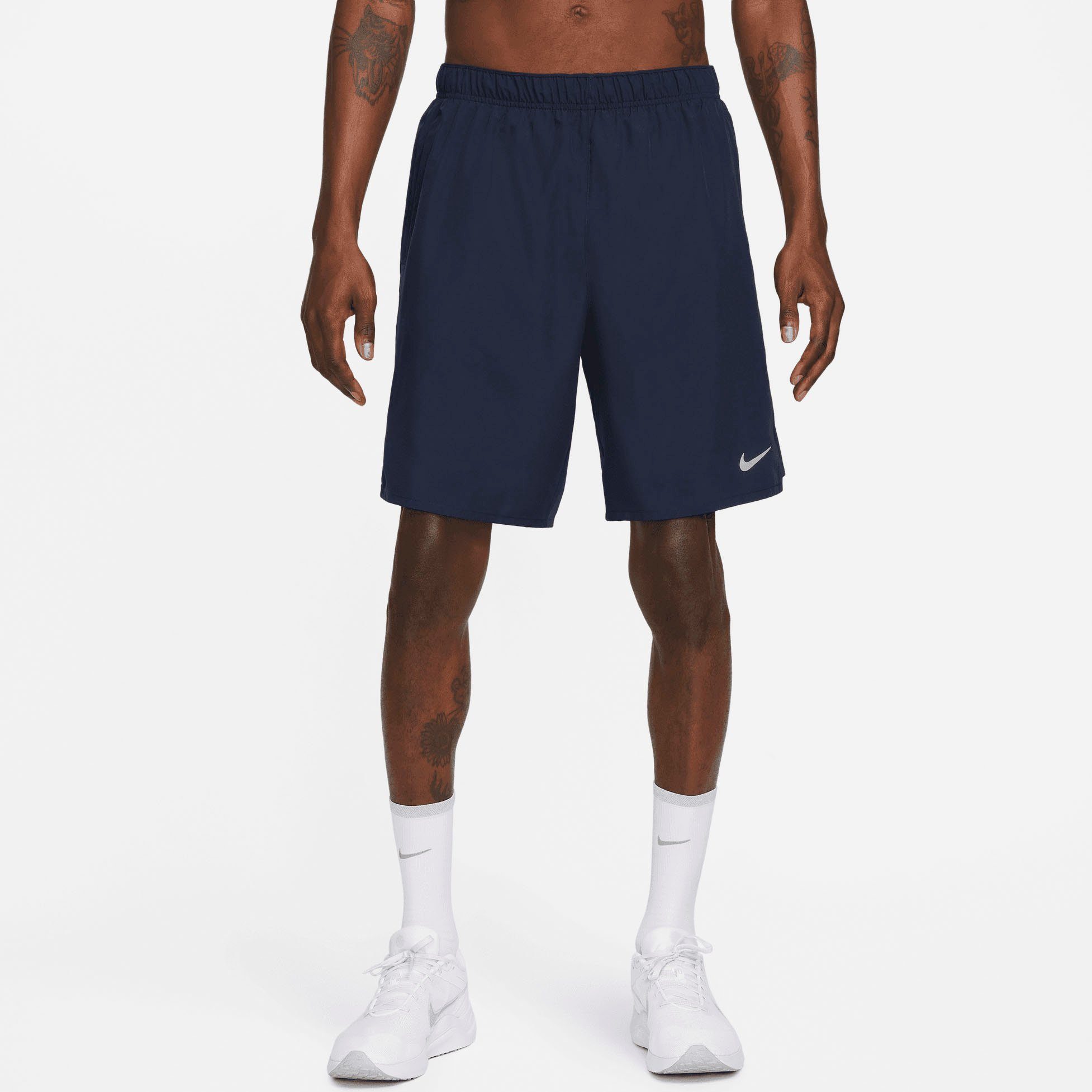 K K SILV DF Nike BR SHORT ACD23 Laufshorts NK OBSIDIAN/OBSIDIAN/BLACK/REFLECTIVE