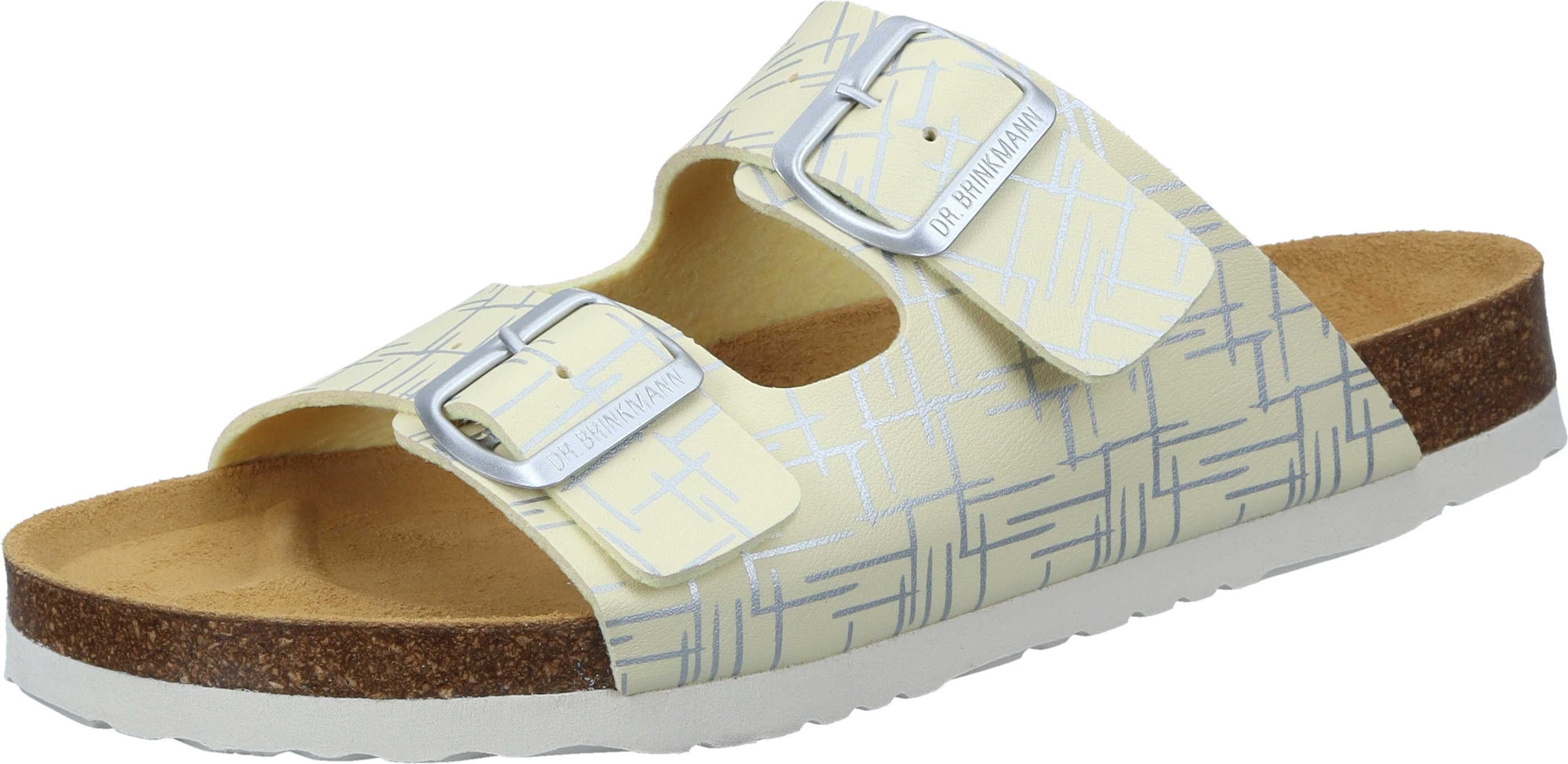 Dr. Brinkmann Pantoletten Pantolette aus strapazierfähigen Gewebefasern