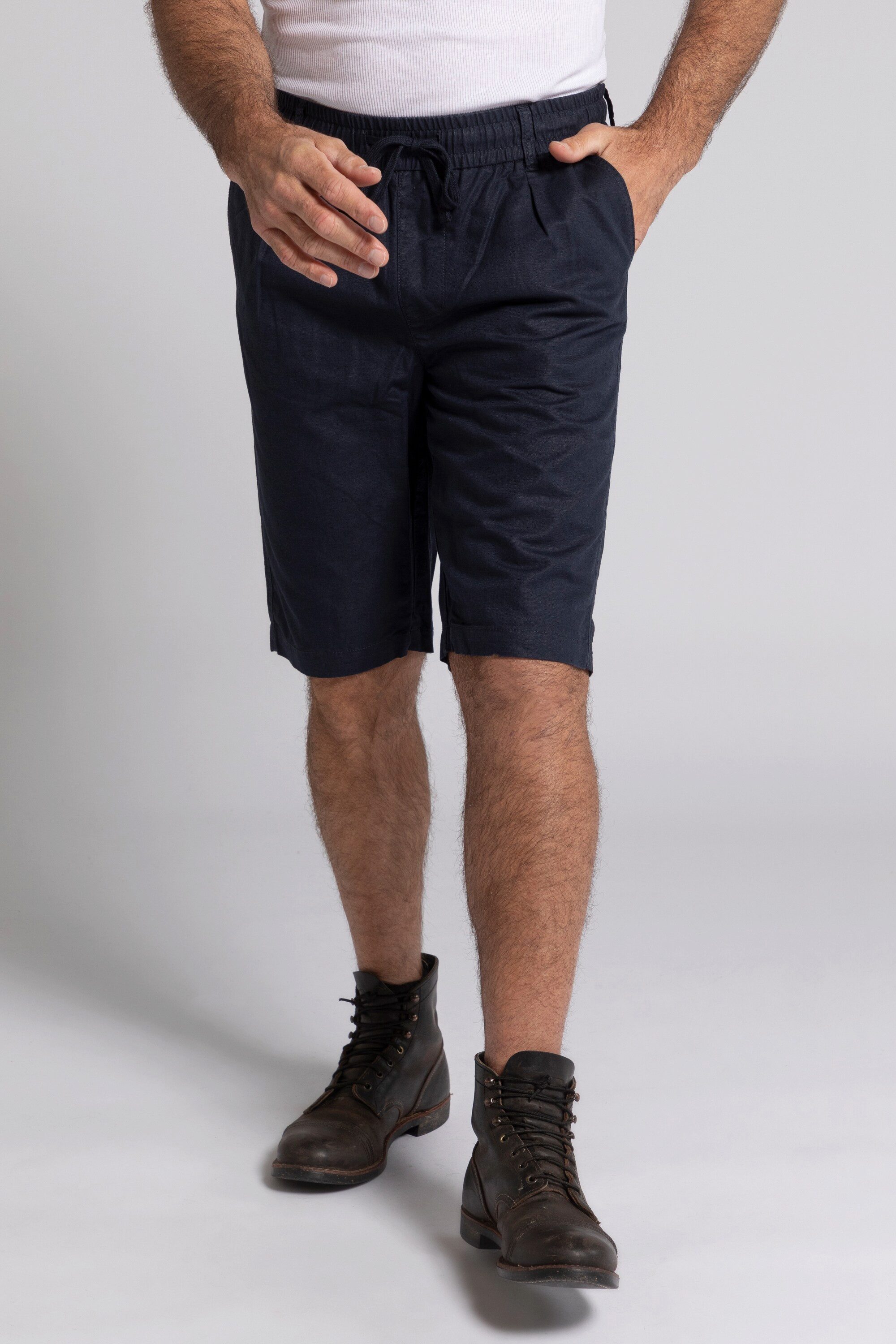 JP1880 Bermudas Bermuda Leinenmix Elastikbund Basic Fit