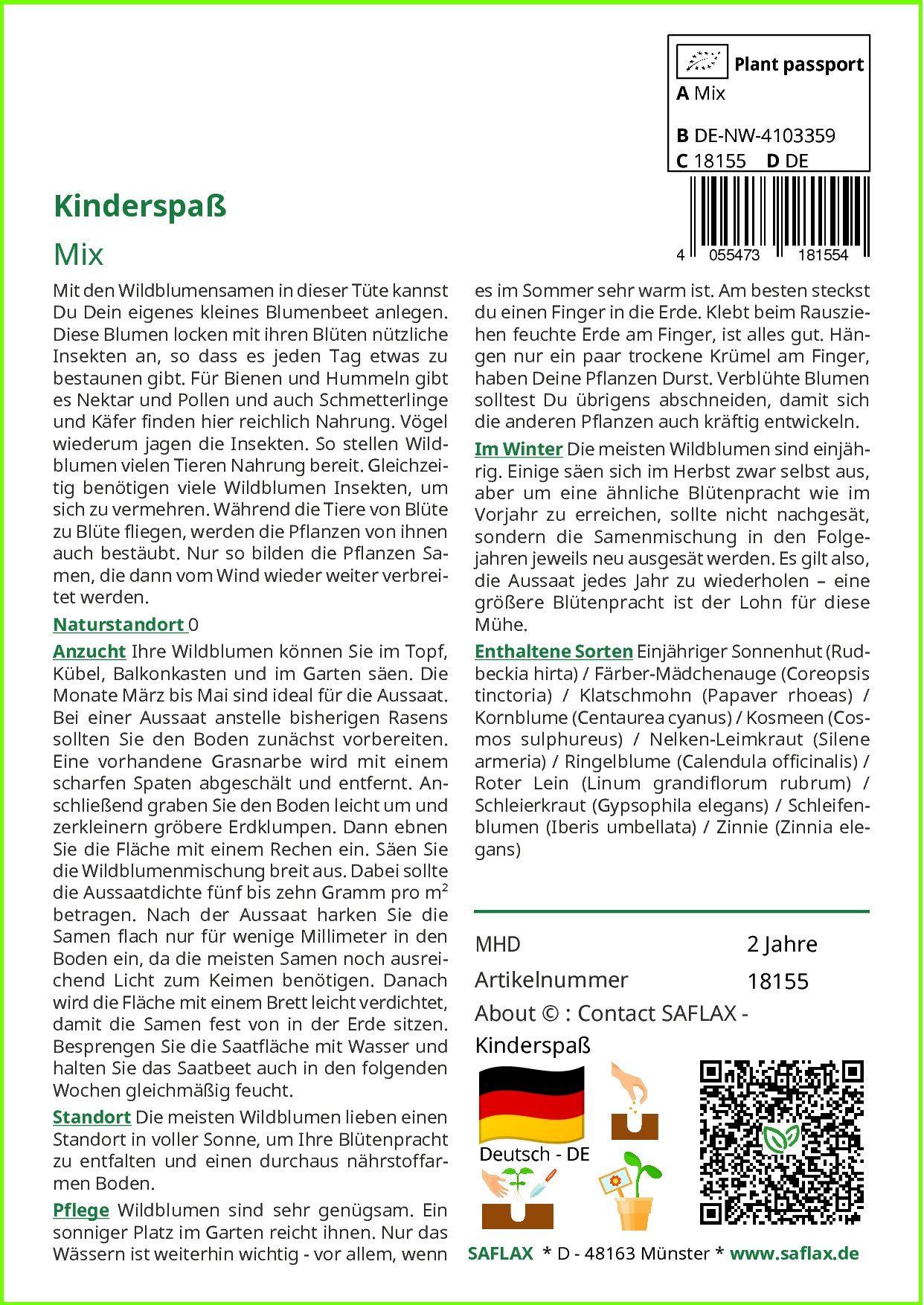 SAFLAX Blumensamen SAFLAX - Samen - günstig online kaufen