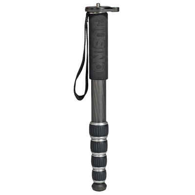 JUSINO Robustes leichtes Karbon-Monopod mit 5 Segmenten, bis 140cm Höhe Einbeinstativ