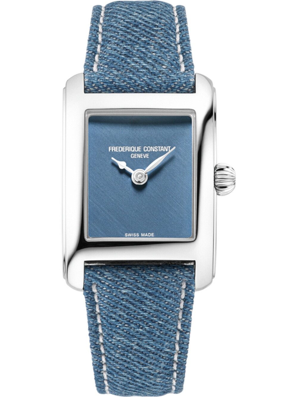 Frederique Constant Quarzuhr Frederique Constant FC-200LB1C6 Damenuhr Carree 21mm 3ATM Frederique Constant FC-200LB1C6 Damenuhr Carree 21mm 3ATM