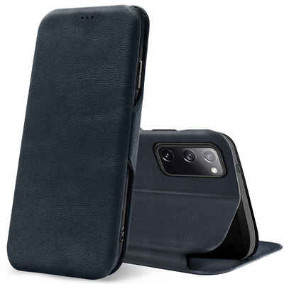 CoolGadget Handyhülle Business Premium Hülle für Samsung Galaxy S20 FE 6,5 Zoll, Handy Tasche mit Kartenfach für Samsung S20 FE 5G Schutzhülle