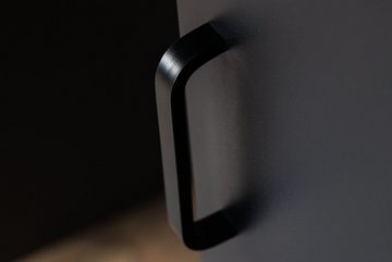 riess-ambiente Hochschrank DURA STEEL 170cm schwarz (1-St) Metall · Standregal · Küche · Industrial