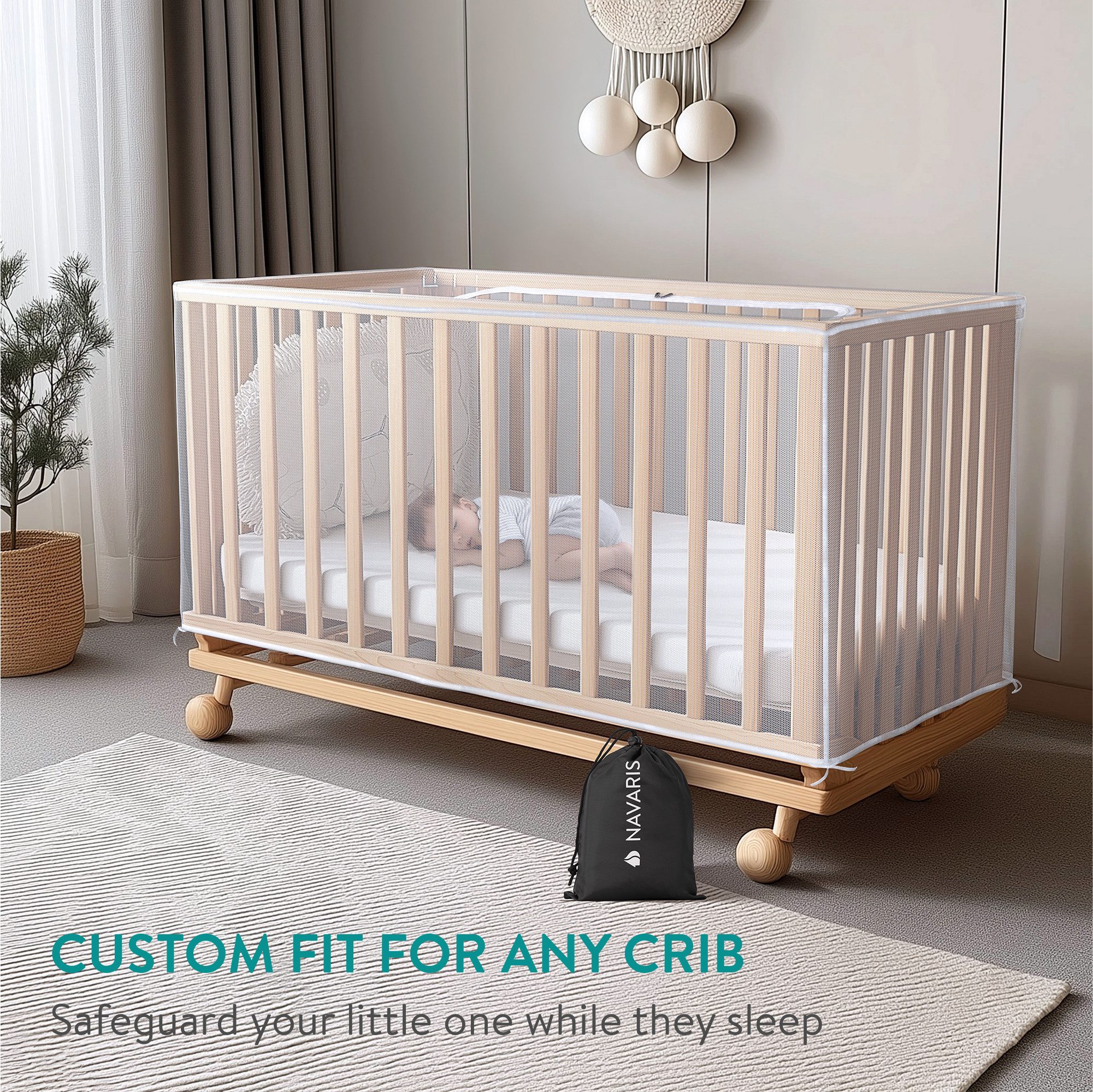Navaris Moskitonetz Moskitonetz Babybett - Zuverlässiger günstig online kaufen