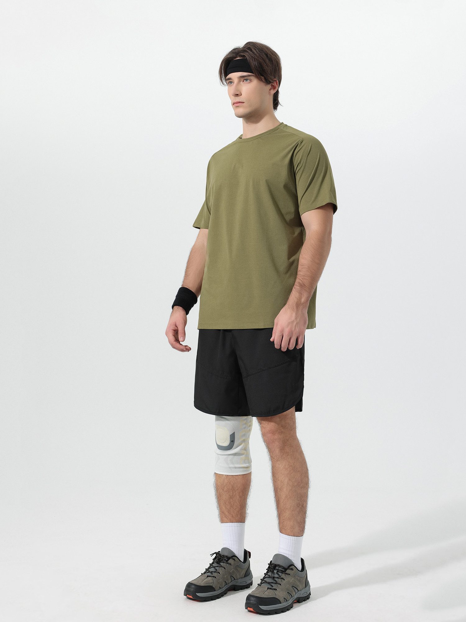 YOUTHUP T-Shirt Herren T-Shirt mit Schnelltrocknung UV-Schutz für Sport Outdoor