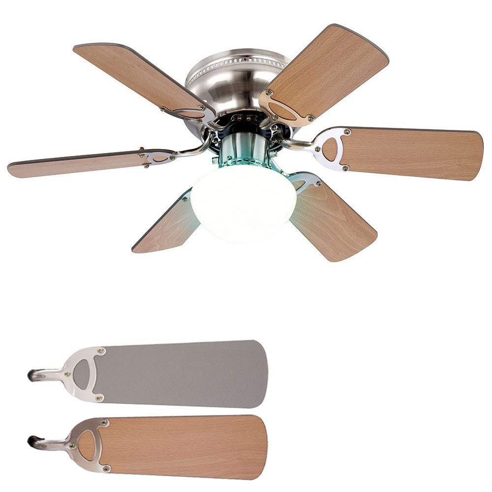 GLOBO LIGHTING Deckenventilator, Decken Lampe Ventilator Kühler Lüfter Leuchte Klima