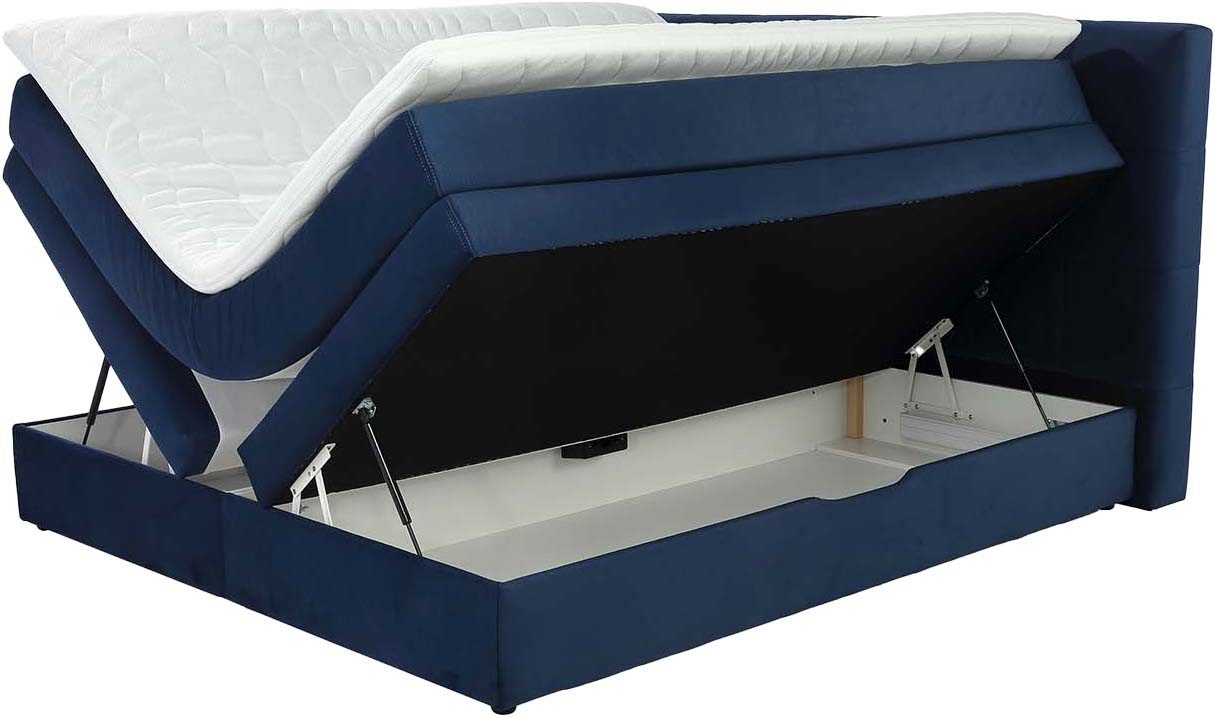 Jockenhöfer Gruppe Boxspringbett "Amy", mit Bettkasten und Kaltschaum-Toppe günstig online kaufen