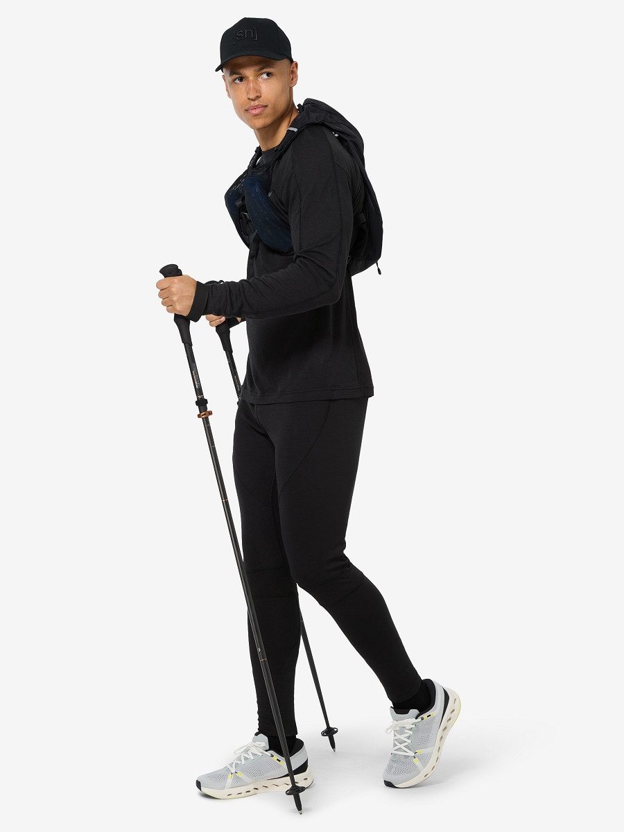 SUPER.NATURAL Funktionstights für Herren, Merino UNIVERSAL TIGHTS figurbetont, atmungsaktiv