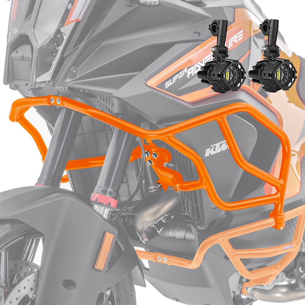 Motoguard Motor-Schutzhülle Set Sturzbügel + Scheinwerfer X21 für KTM 1290 Super Adventure R / S 2