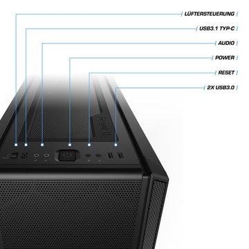 Kiebel CAD Business-PC (Intel Core i7 Intel Core i7-12700KF, Quadro RTX A4000, 32 GB RAM, 500 GB SSD, Luftkühlung)