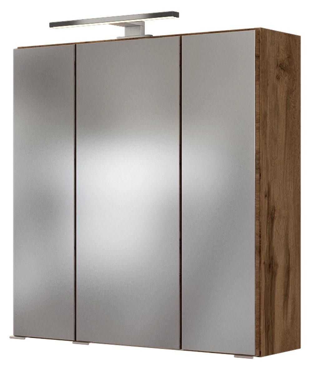 HELD MÖBEL Spiegelschrank Baabe 60 cm Wotaneiche