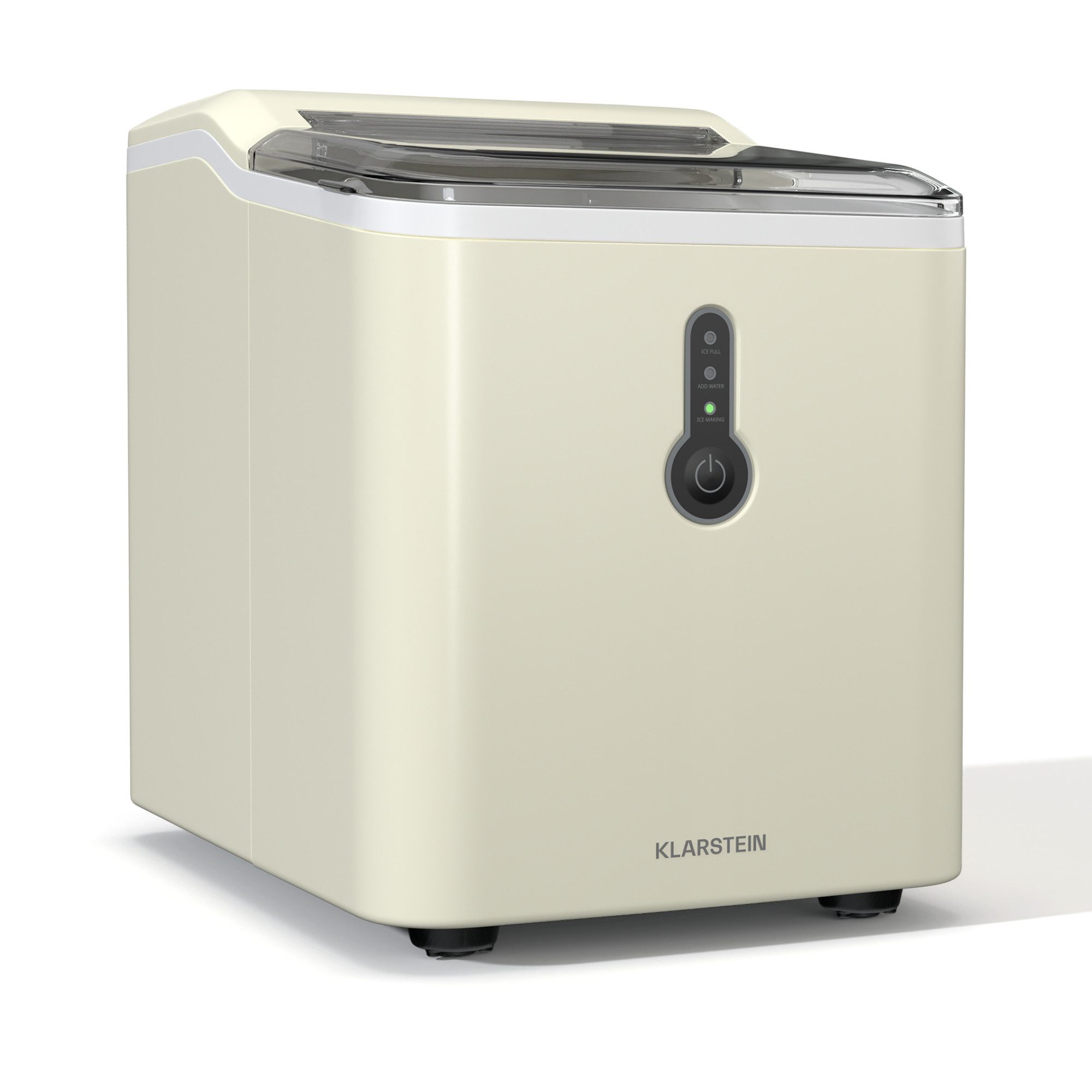 Klarstein Eiswürfelmaschine ChillOut Eiswürfelmaschine 12 kg/24h 9 Würfel/8 Minuten 120W 1,5L Tank, Bullet-Eis Eismaschine elektrisch 9 Würfel & Bar-Tauglichkeit
