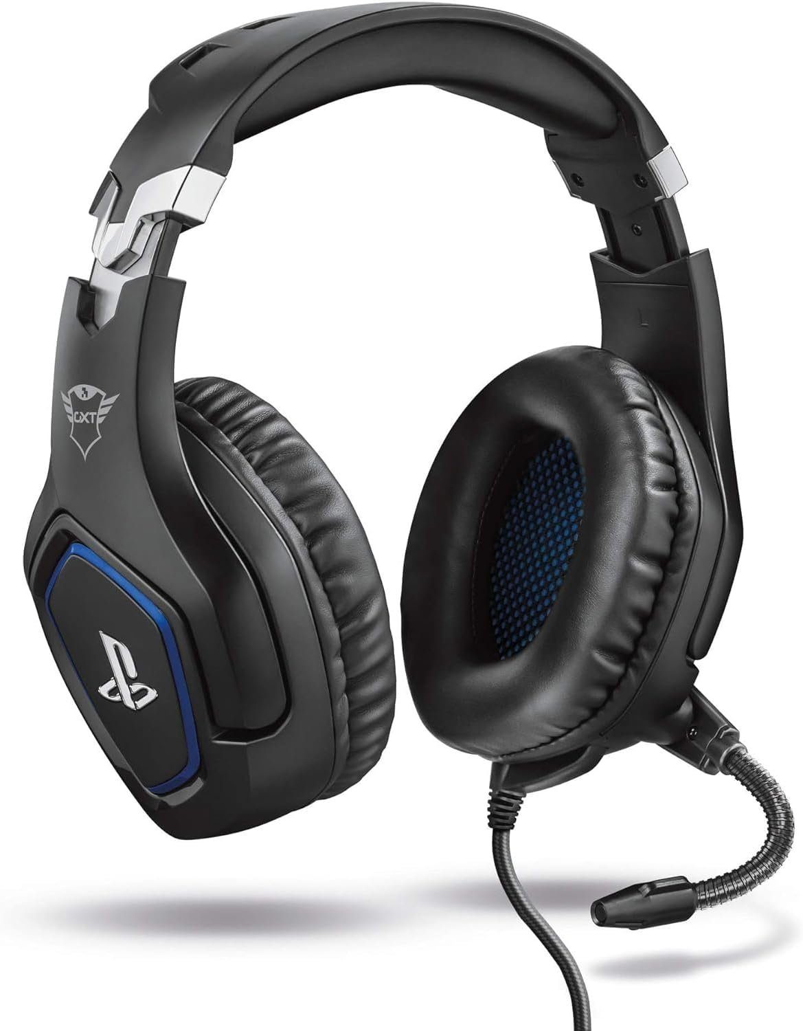 Trust Gaming Gaming-Headset (Optimierter Komfort, Mit Kabel, Headset mit Klappbarem Mikrofon und Einstellbarem Kopfbügel, 3.5mm)
