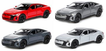 Welly Modellauto AUDI RS E-tron GT Modellauto 12cm aus Metall Modell 82 (Rot), Auto Spielzeugauto WELLY Spielzeug Kinder Geschenk