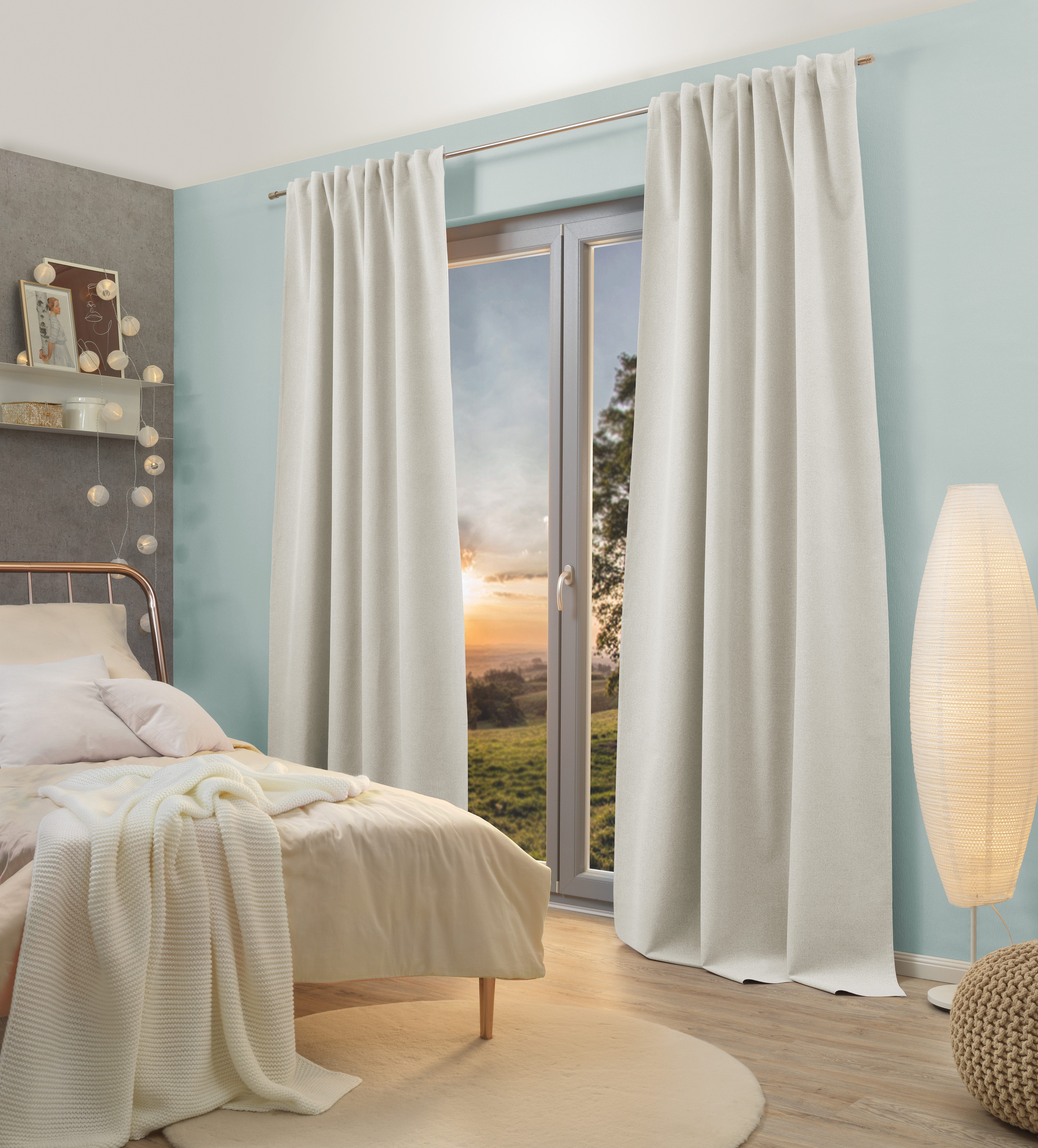 HOME WOHNIDEEN Verdunkelungsvorhang DUNCAN (1 St), Multifunktionsband, verd günstig online kaufen