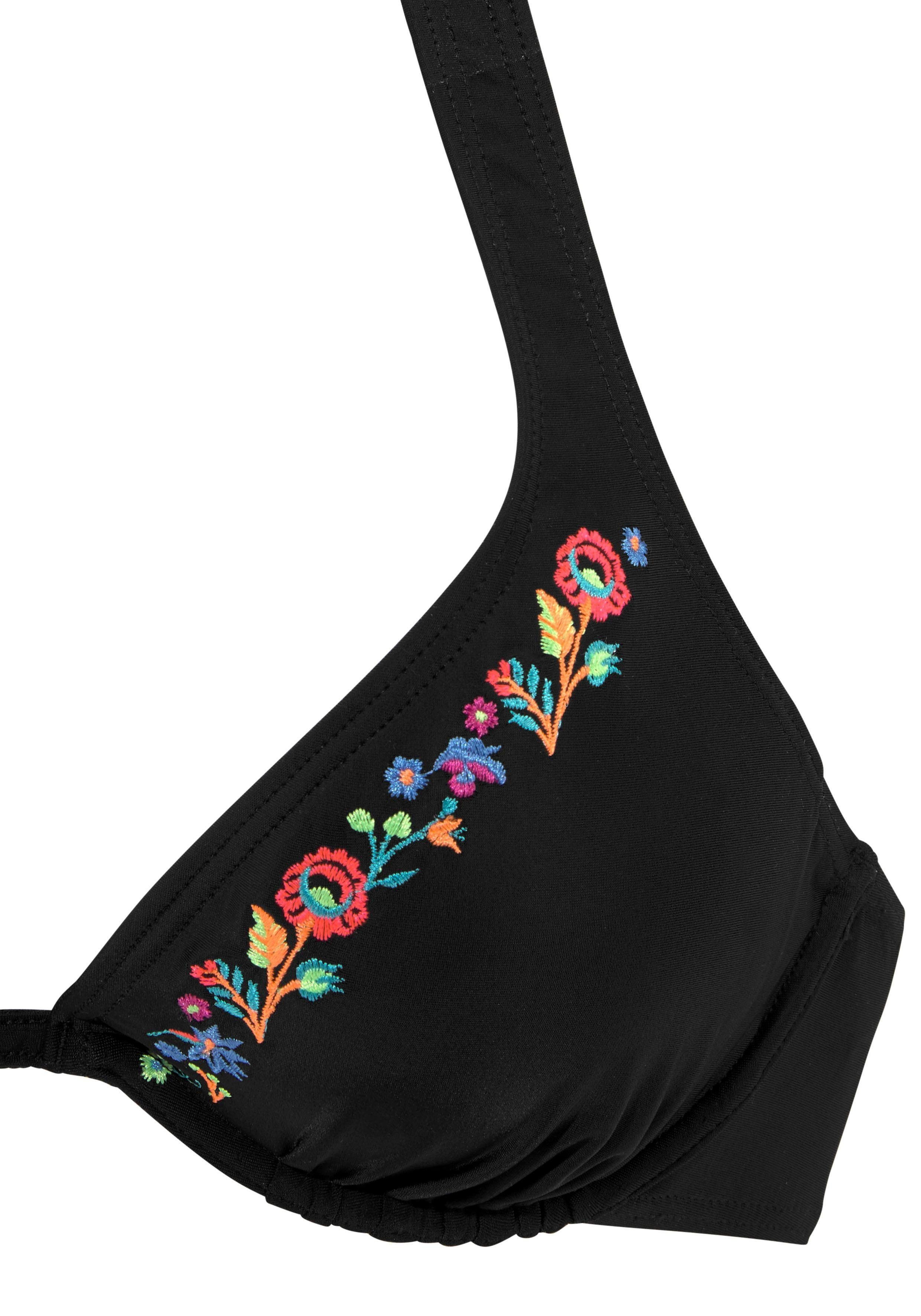 Buffalo Bügel-Bikini mit Blumenstickerei – Bild 3 von 5