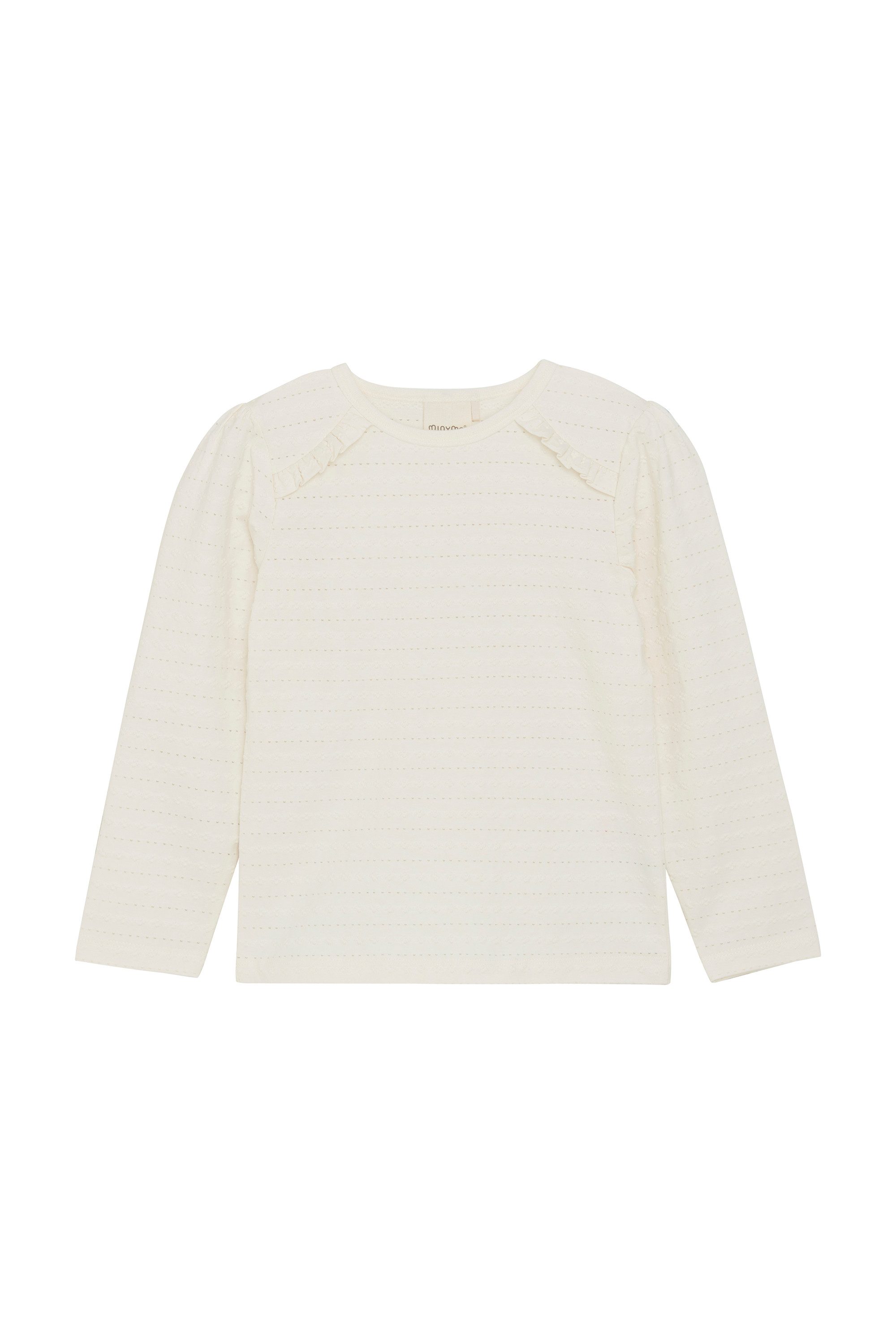 Minymo Longsleeve MIT-shirt LS Jaquard Modisches Longsleeve