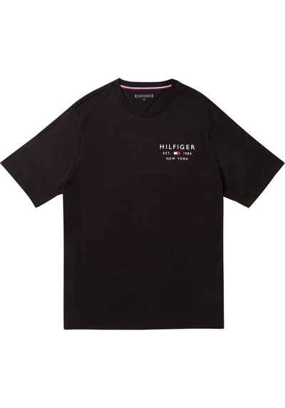 Tommy Hilfiger Big & Tall T-Shirt (1-tlg) mit Tommy Hilfiger Markenstreifen innen am Ausschnitt