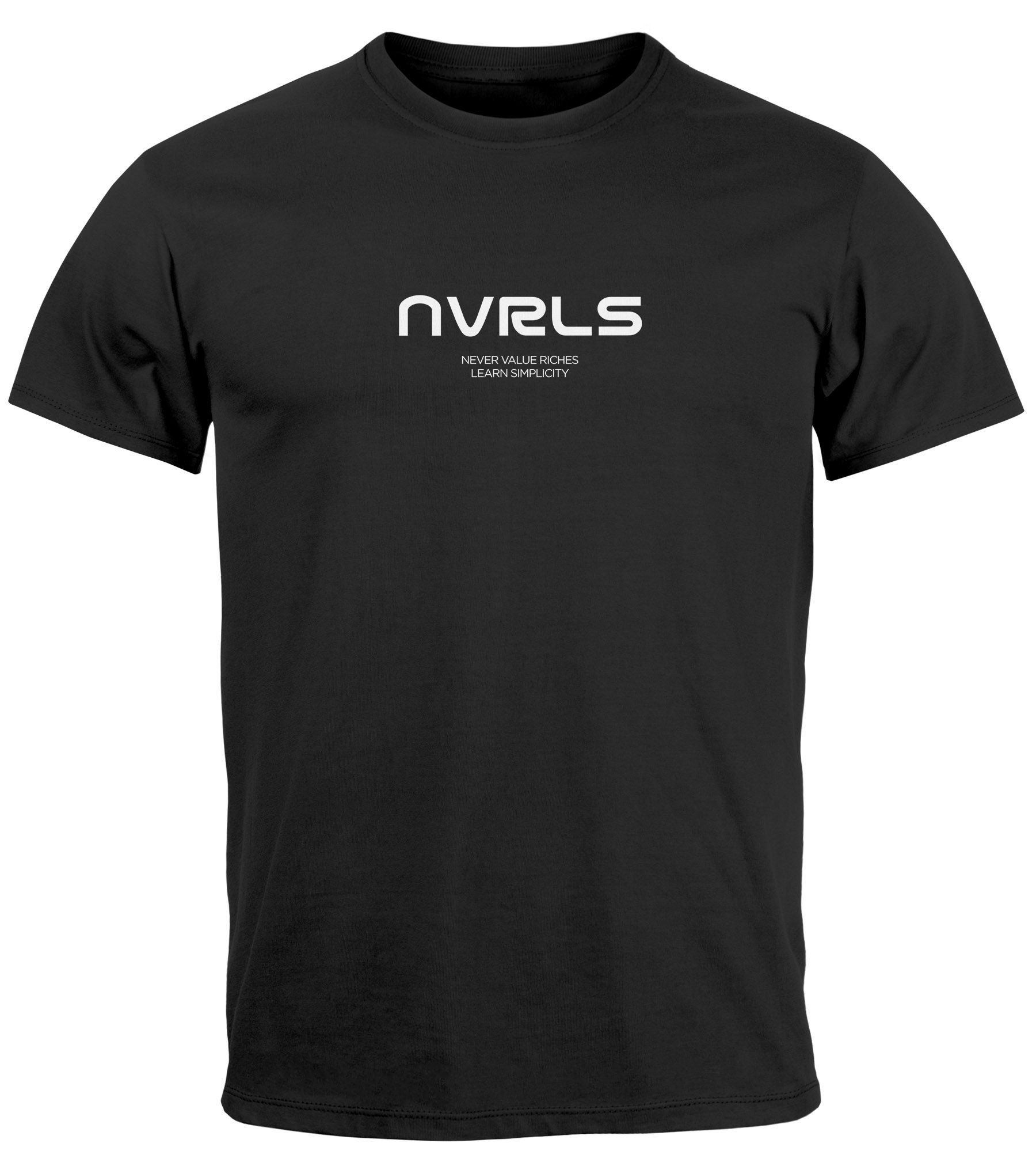 Print-Shirt Herren T-Shirt Printshirt Aufdruck Logo Spruch Grafik Design Männer