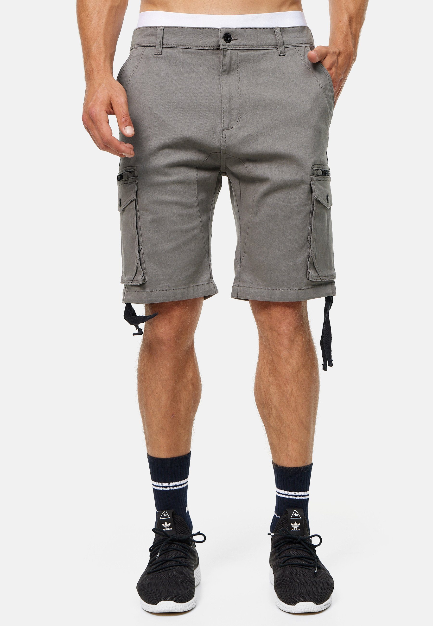 Indicode Agron Pewter Cargoshorts