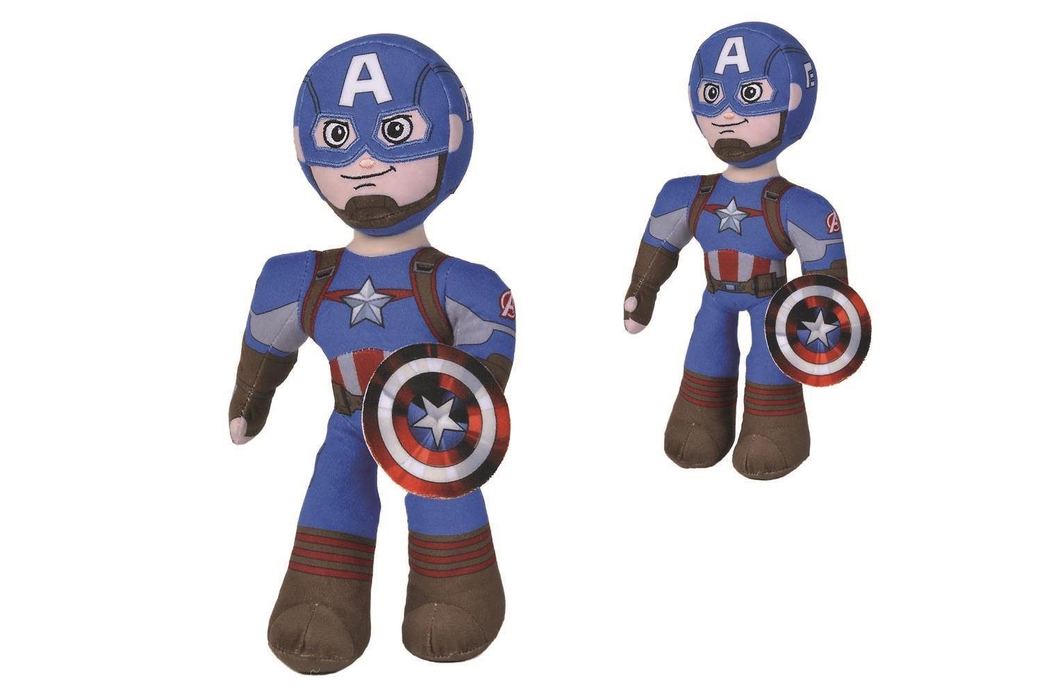 SIMBA Plüschfigur Simba 6315875794NPB - Disney Captain America Poseable (25cm)