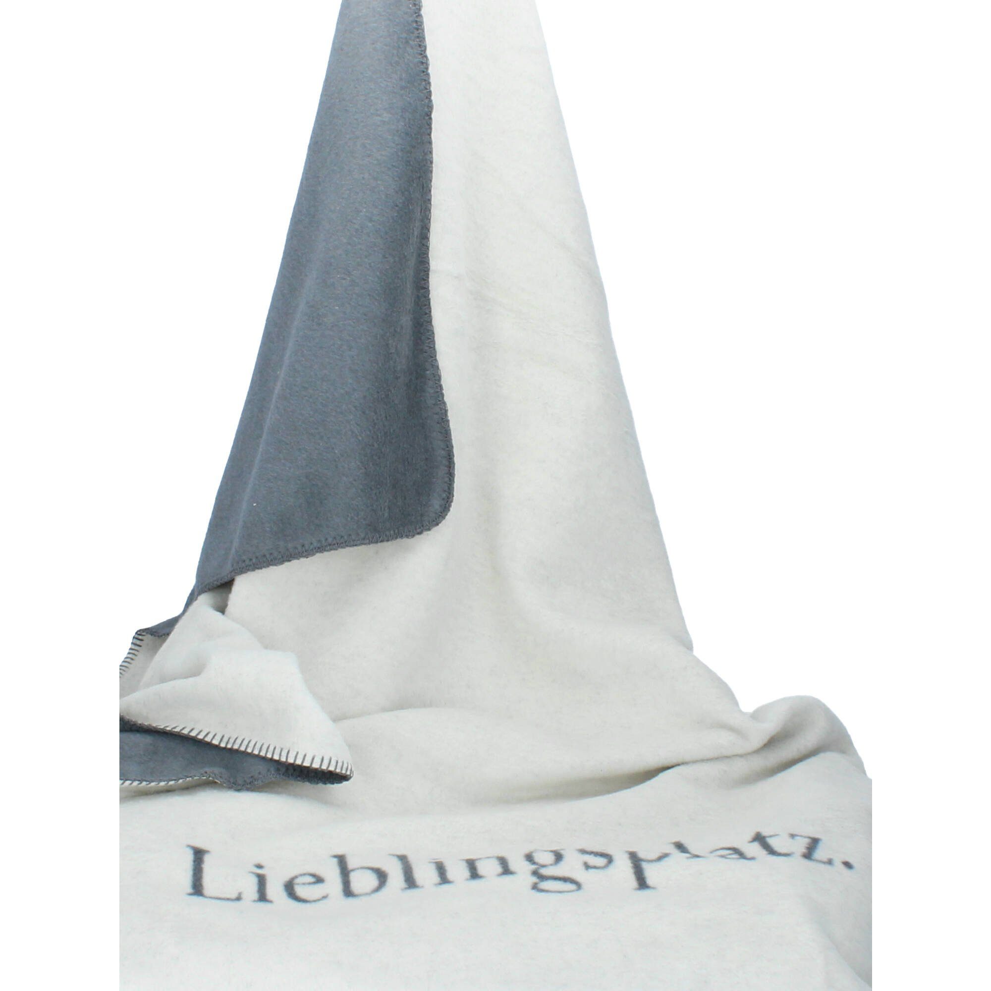 Wohndecke Savona Lieblingsplatz 200x150 cm rohweiß, DAVID FUSSENEGGER