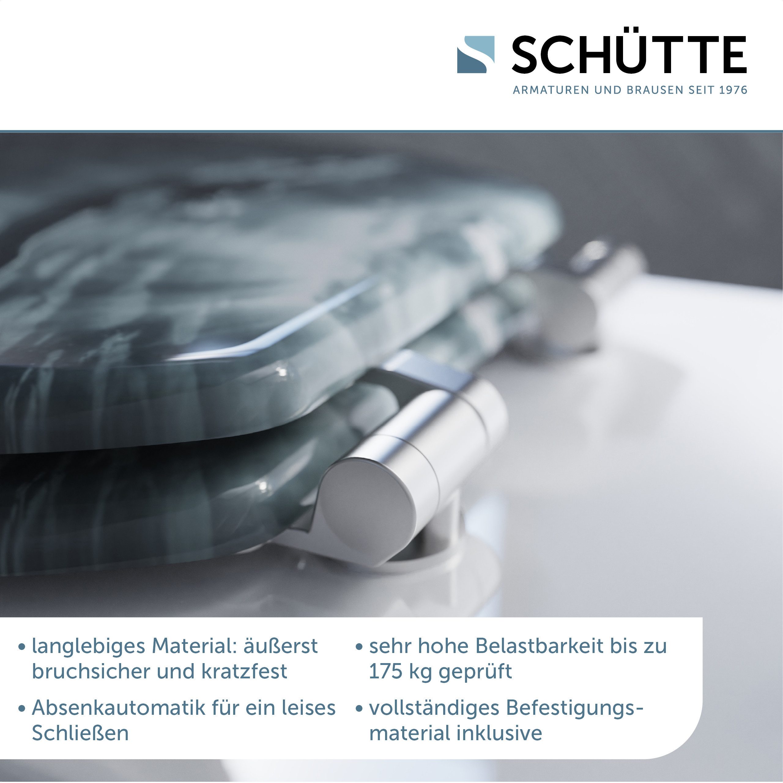 Schütte WC-Sitz DEEP DIVE, aus MDF mit Absenkautomatik, kratzfest und bruch günstig online kaufen