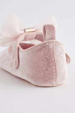 Baker by Ted Baker Baker by Ted Baker Samt-Babyschuhe mit Schleife Babystiefel (1-tlg)