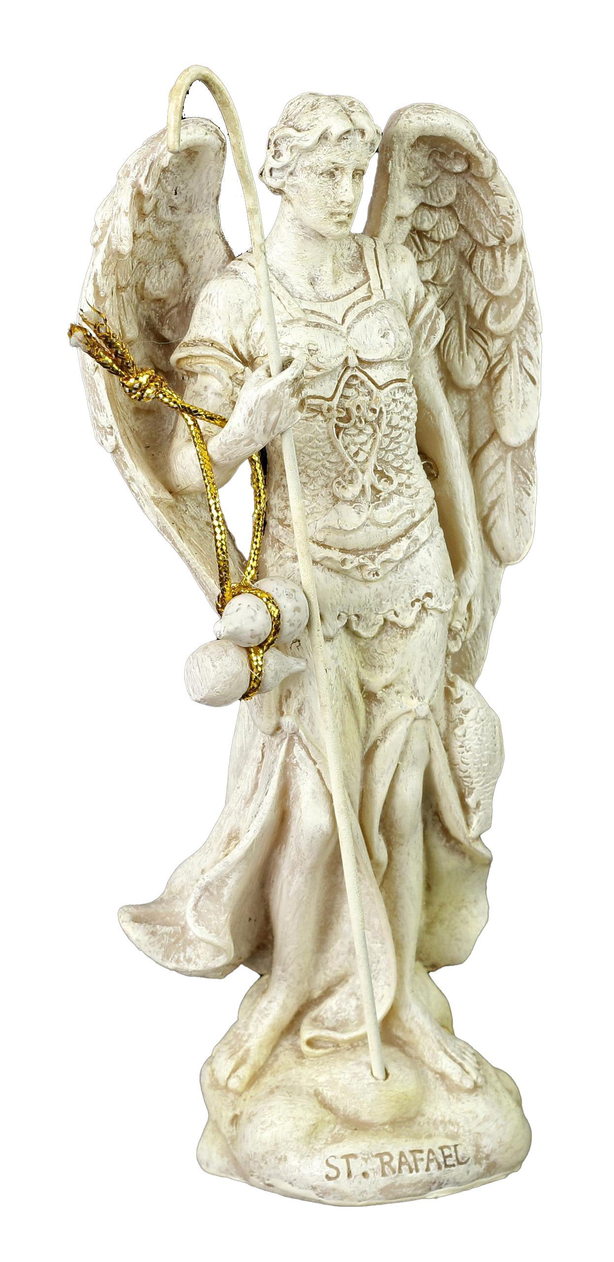 Figuren Shop GmbH Fantasy-Figur Kleine Erzengel Figur - Raphael - Weiß - Gö günstig online kaufen