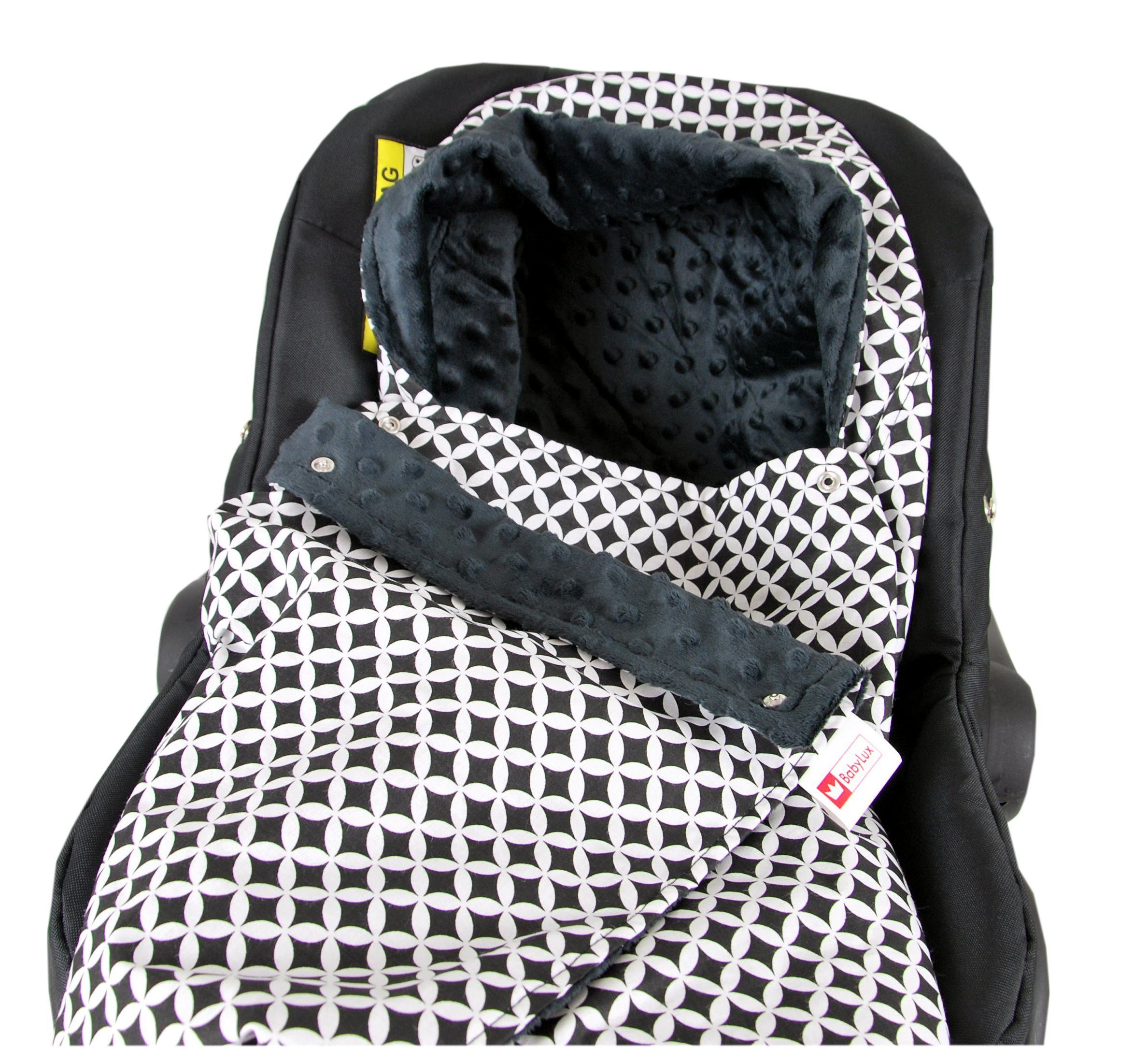 Einschlagdecke BabyLux Baby EINSCHLAGDECKE Babyschale 90x90 günstig online kaufen
