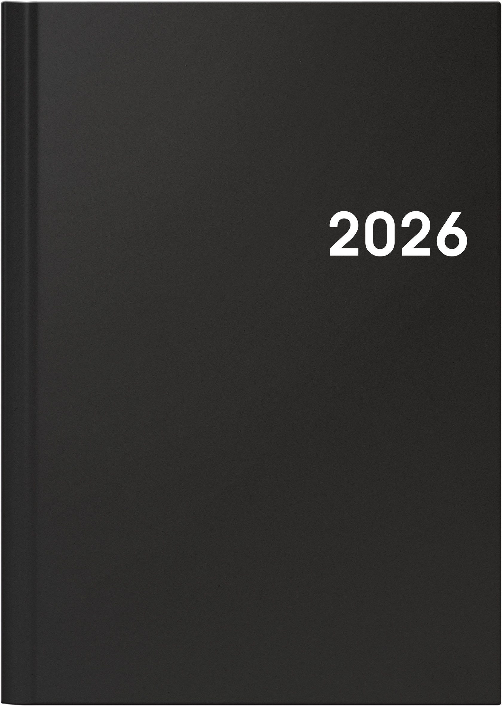 BRUNNEN Buchkalender 2026 Brunnen Buchkalender 796 A5 sw