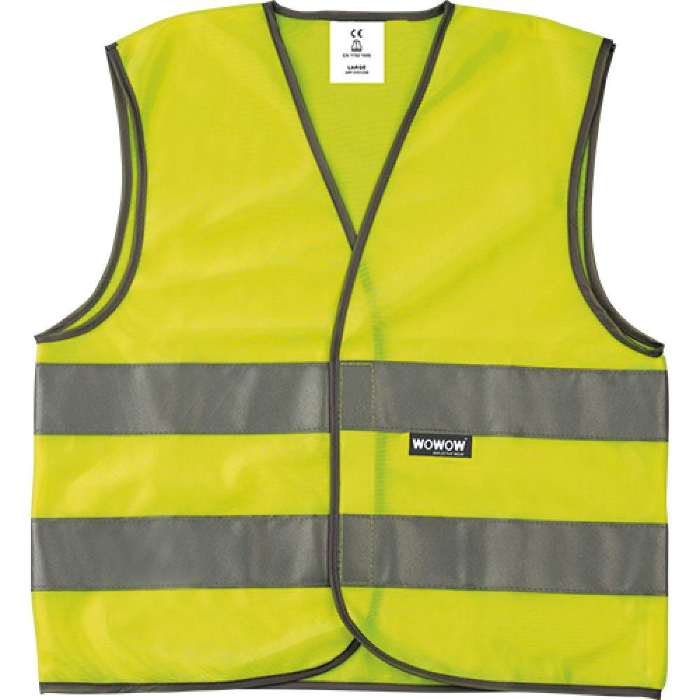 WOWOW Warnweste Wowow Netzweste für Kinder Größe L 140-146 gelb
