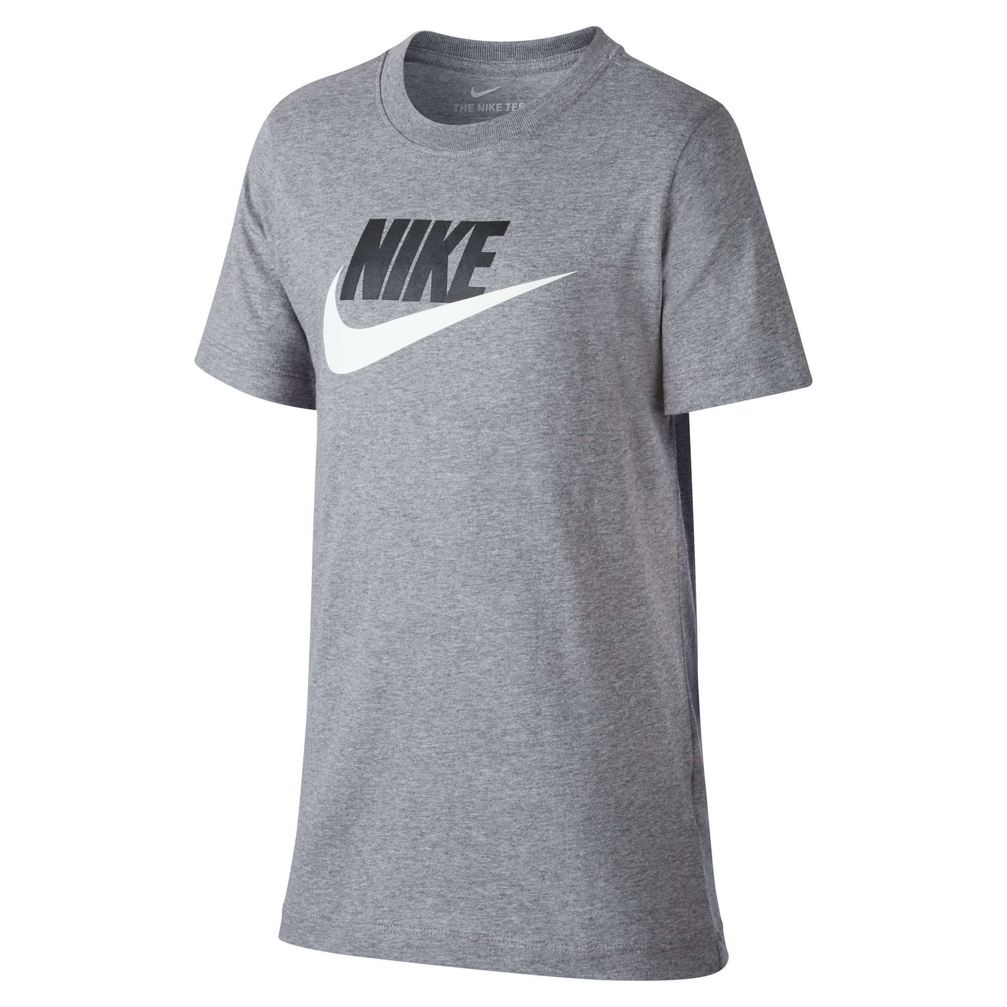 Nike Sportswear T-Shirt BIG KIDS' grau-meliert T-SHIRT COTTON