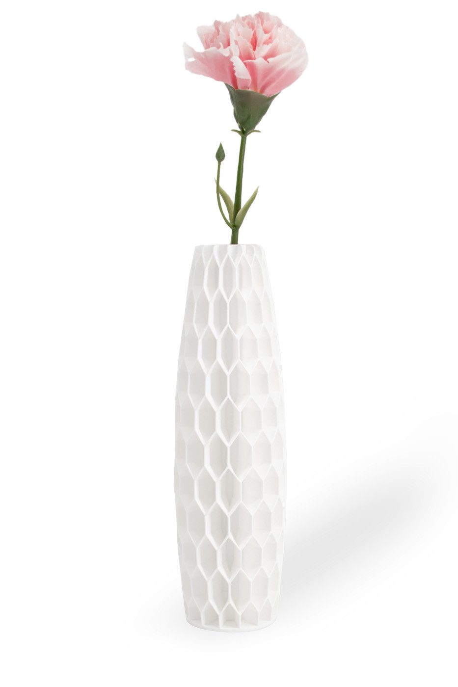 Shapes - Decorations Dekovase Tower Five - Exclusive by Martin Žampach, Vase, 10 Farben (Einzelmodell, Vase mit Borosilikatglas zur Nutzung mit Wasser), Wasserdicht; Leichte Struktur innerhalb des Materials (Rillung)