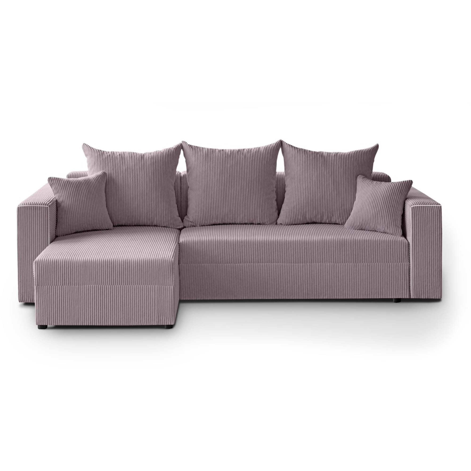 Beautysofa Ecksofa HAMLET, inkl. Schlaffunktion, Bettkasten, günstig online kaufen