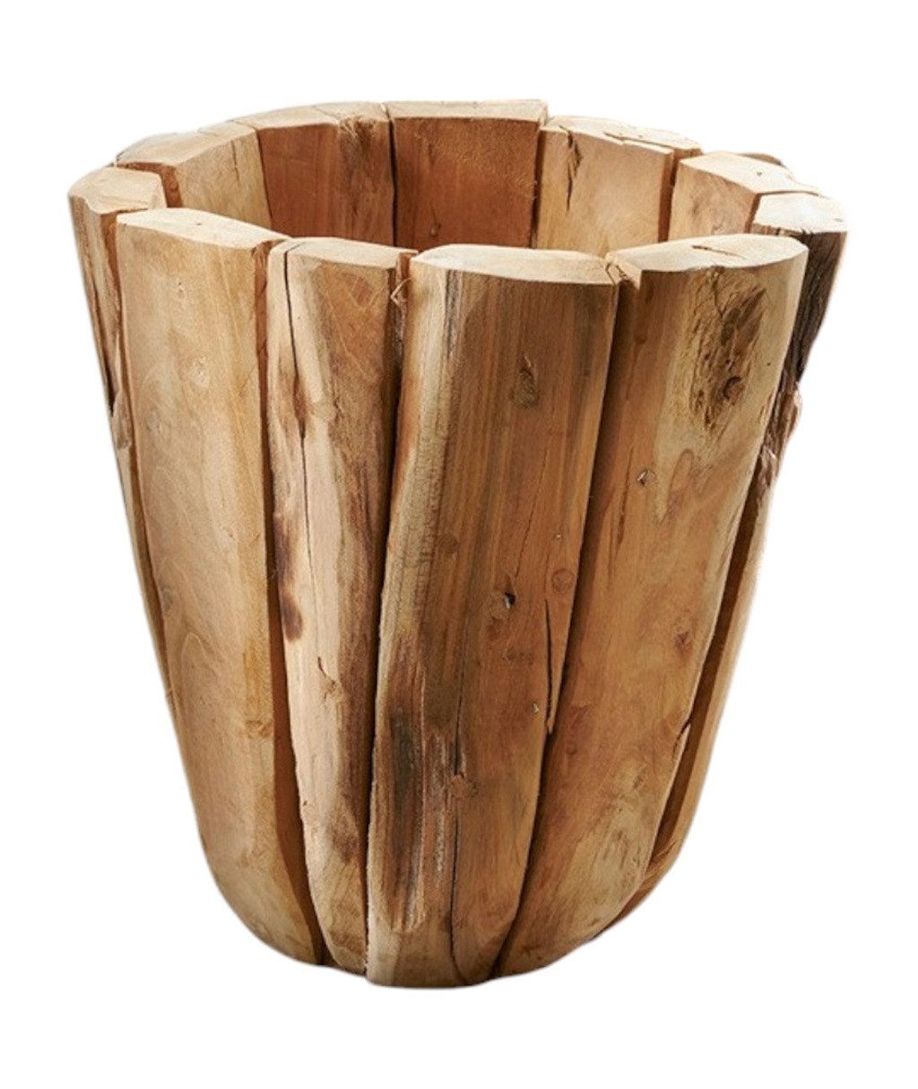Main Möbel Blumentopf Deko-Holztopf 60cm "Rustic" Teak