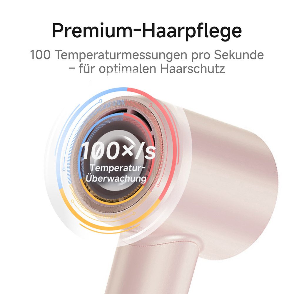 laifen Haartrockner Swift Premium Hochgeschwindigkeits mit zwei magnetischen Luftdüsen, 1600 W, negative Ionen – Bild 5 von 5